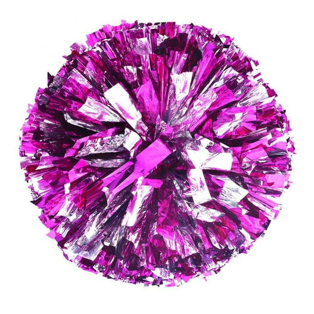 2PCS Cheerleader Pom Poms Sports Dance Cheer Plastic Pom Poms