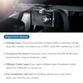 thumbnail image 7 of YQMAJIM 2.5mm Dash Cam Rear Camera Extension Cable - (15Ft, Thicker), Fits 4Pin & 5Pin Dashcam, Backup Camera Extension Cord & Reverse Camera Adapter Extension Wire for Mirror Cam Rear View Camera, 7 of 7