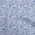 thumbnail image 1 of oneOone Cotton Cambric Medium Blue Fabric Batik Diy Clothing Quilting Fabric Print Fabric By Yard 56 Inch Wide, 1 of 5