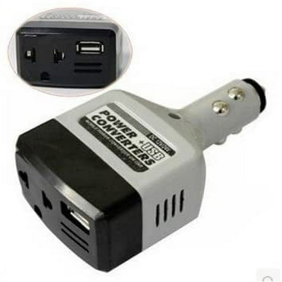 Car Power Converter Inverter 12V/24V for 220V Adapter Charger Car Cigarette Lighter Socket Power+USB Converter