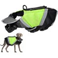 thumbnail image 1 of Dog Safety Vest Swimsuit Adjustable Removable Pet Rescue Vest (green - S), 1 of 5