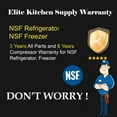 thumbnail image 6 of NSF 74 in. 3-Glass Door Commercial Refrigerator 62.5 Cu.Ft. Display Refrigerator, Merchandiser, 6 of 18