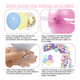 thumbnail image 3 of Kit De Decoraciones Para Unicornio Fiesta Cumpleaños 147pcs, Rosa/Blanco, 3 of 5