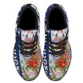 thumbnail image 2 of God Bless America Happy 4th July Independence Day Patriot Flowers Shoes Sneakers Black Size 8.5, 2 of 7