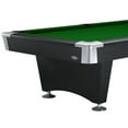 thumbnail image 3 of Brunswick 8 Foot Black Wolf Pool Table - Green Contender Cloth and Play Kit: Billiard Ball Set, Cues, and Accessories., 3 of 7
