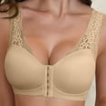 thumbnail image 6 of Vetsdori Women's Wirefree Sports Bras Yoga Front Close Bralette No Padding Casual,Soft Bras for Women Summer, 6 of 7