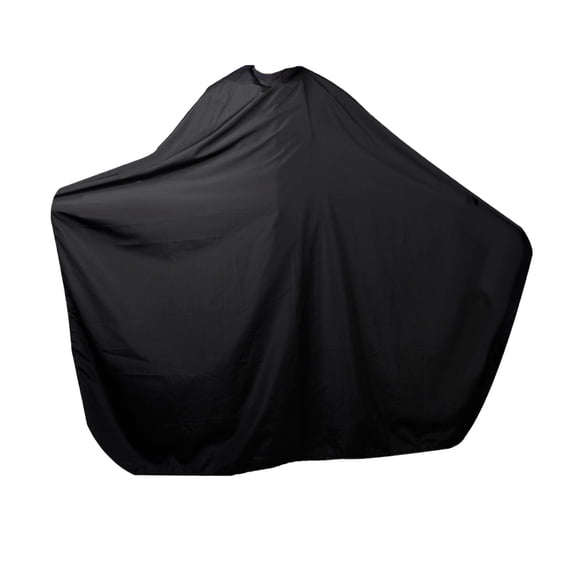 140x160cm Hidden Sleeves Hairdressing Cape with Metal Buckle Collar Haircut Apron Black Barber Hair Beauty Salon Cape Hairdressing Gown