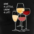 thumbnail image 3 of CafePress - Wine A Little Laugh A Lot! Pajamas - Women's Dark Pajamas, 3 of 4