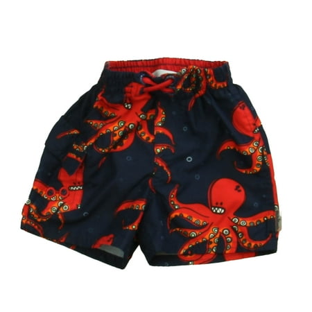 

Pre-owned Osh Kosh Boys Navy | Red Octopus Trunks size: 6-9 Months