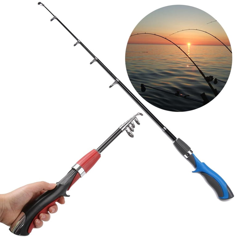 carbon blue fishing pole Shield III 7'0