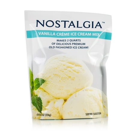 Nostalgia Vanilla Ice Cream Mix, 8 Oz. (The Best Homemade Ice Cream)