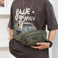 thumbnail image 1 of Sacs de Ceinture Imperméables pour Hommes en Nylon Style Sac de Taille Extérieur, 1 of 8
