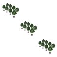 thumbnail image 4 of Advancent 8/Lot Plastic Cedar Tree Railway Street 1:75 Scale Scenery Architectural OO Type1 NO1, 4 of 6
