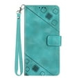 thumbnail image 3 of Tarise Phone Case for Samsung Galaxy A32 5G Case, Premium PU Leather Card Holder Wrist Strap Magnetic Closure Flip Stand Function TPU Interior Book Cover for Samsung A32 5G Wallet Case, Green, 3 of 7