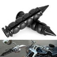 thumbnail image 3 of 7/8Rubber Motorcycle Handle slip Hand Grip Handlebar Universal Black, 3 of 7
