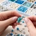 thumbnail image 3 of DIY Jewelry Making Supplies Ocean Beach Theme Beads and Findings for Handmade Bracelets and Necklaces Craft Kit for Adults Beginners Summer Art Projects, 3 of 7