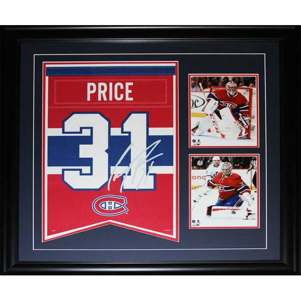 Carey price clearance signed jersey framed