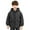 Black, variant on NAISIBABY Boys Winter Quilted Coat, Fashion Hooded Thicken Warm Button Up Kids Padded Jacket with Pockets Black 7T