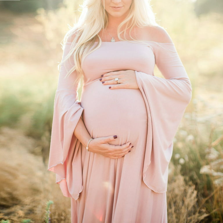 WAJCSHFS Plus Size Maternity Clothes Women's Maternity Ruched Top Blouse  Round Neck Elegant Sleeveless (Pink,M) 
