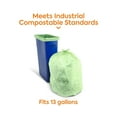 thumbnail image 3 of BioTuf Compostable 12-16 Gallon Trash Bags Y4832YE, 3 of 7