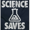 thumbnail image 2 of Science Saves Nerdy Scientist Geek Zip Up Hoodie Men's Women's Brisco Brands S, 2 of 6