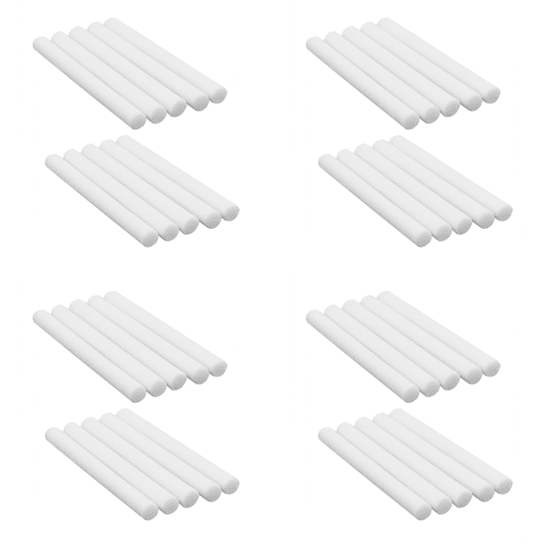 Humidificador 98mm X 8mm Bastoncillos Algodón Difusor Filtro Central Palitos Esponja (40 Uds)