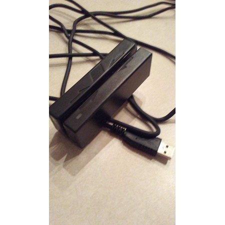 MagTek 21040102 Triple Track Magnetic Stripe Mini Swipe Reader with USB HID Interface Emulation and 6' Cable, Black