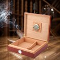 thumbnail image 4 of Caja de puros, mini humidor portátil de puros, humidor de puros de madera noble, caja de puros versátil y funcional, 4 of 7