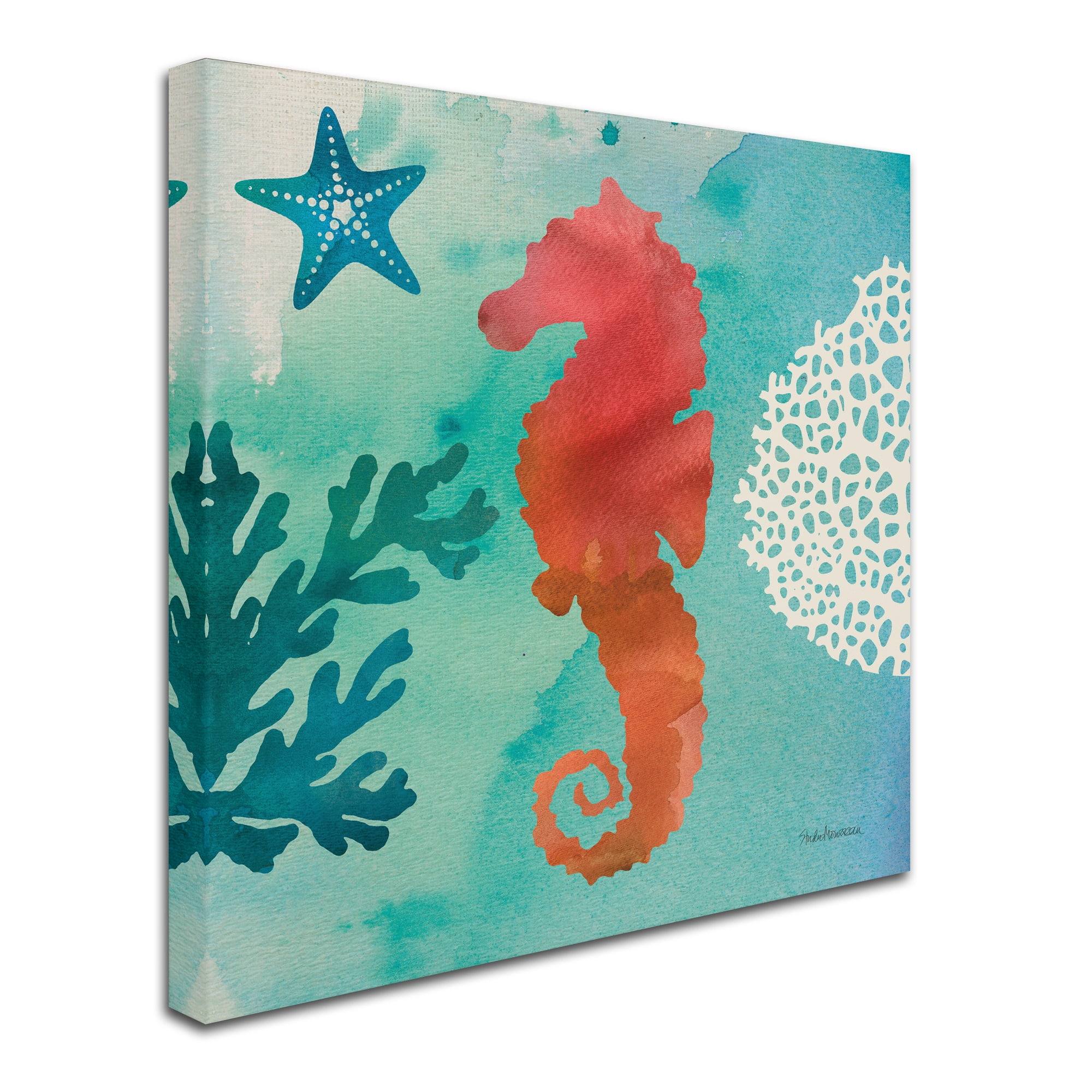 Trademark Fine Art 'Under the Sea I' Canvas Art by Studio Mousseau