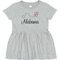 thumbnail image 3 of Inktastic Butterfly Alabama Girls Baby Dress, 3 of 5