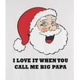 thumbnail image 4 of Old Glory Mens Christmas Santa I Love it When You Call Me Big Papa Long Sleeve T Shirt, 4 of 6