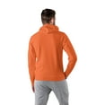thumbnail image 2 of High Visibility Safety Orange Hooded Sweatshirt For Men | 8oz, 50/50 Cotton/Polyester, Size S, Heavy Blend Fleece Pullover Hi Vis Hooded Cowl Neck, 2 of 6
