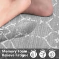thumbnail image 5 of Kitchen Rugs Non Slip, Cushioned Kitchen Floor Mats Set of 2, Grey Anti-Fatigue Kitchen Mat Waterproof, Ergonomic Memory Foam Standing Mat for Bar,Office,Desk,Laundry, 5 of 6