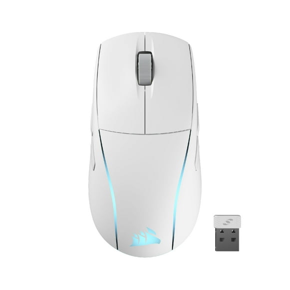 Corsair M75 Wireless RGB Lightweight FPS Gaming Mouse â 26,000 DPI â Swappable Side Buttons â iCUE Compatible â PC â White