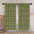 thumbnail image 5 of Blackout Kids Curtains,DarkGreen Cartoon Dinosaurs Eggs Pattern Childrens Insulated Curtains Set Of 2,Bedroom Essentials,Toddler Room Decor 52"x63", 5 of 5