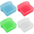 thumbnail image 3 of BPA-Free Plastic Food Storage Containers with Lids, Microwave Freezer Sealed Food Storage Containers, Toast-Shaped Sandwich Box Food Storage Containers Safe Meal Prep, 1Pc(Blue,5.4x4.7x2"), 3 of 3