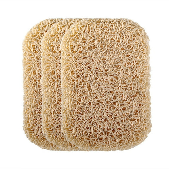 FUEENIRVA kitchen sink soap holder PVC Non-slip Household Users Bathroom 3Pcs