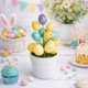 thumbnail image 4 of Uuiauoio Easter Egg Plant for Spring Party Decorations Easter Egg Flower Pot Artificial Colorful Eggs Plant Potted Flower Egg Spotted Eggs, 4 of 8