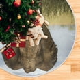 thumbnail image 5 of FMSHPON Elephant Xmas Christmas Tree Skirt Stand Mat for Holiday Party Decoration Indoor Outdoor 36 inches, 5 of 6