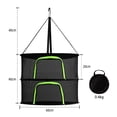 thumbnail image 2 of Foldable  Mesh Rack Hanging Drying Net With Zippers, Free Storage Bag And Hook For Hydroponic Plant, Garden Hand Pruner, Straight Stainless Steel Blades, 2 of 8
