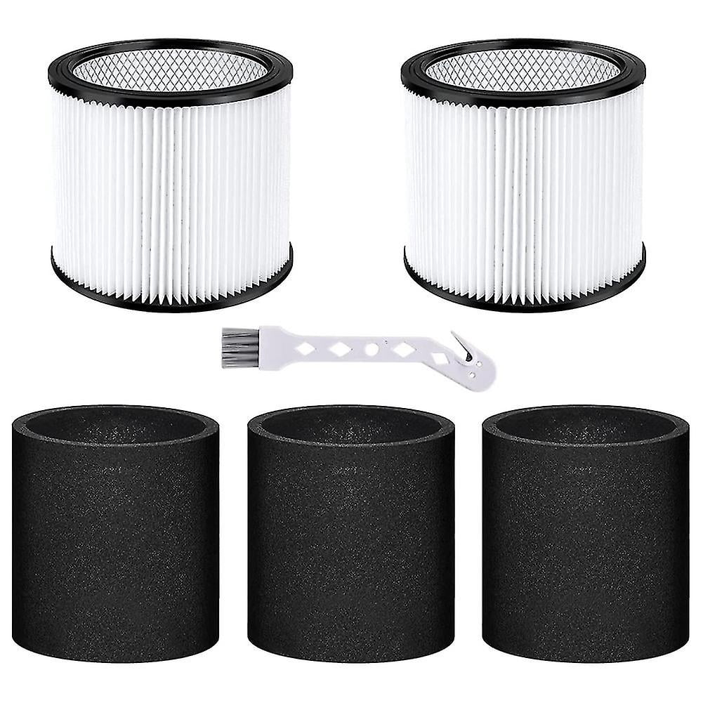 90304 Replacement Hepa Cartridge Filters With Lid For Shop Vac 90304,5 ...