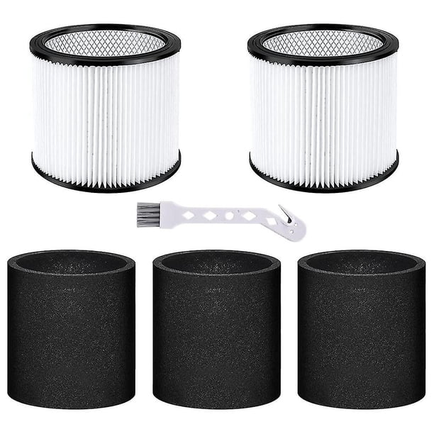 90304 Filtros de cartucho Hepa de repuesto con tapa para Vac 90304,5 N y superior Wet Dry Vac