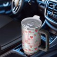 thumbnail image 6 of 40oz Pioneer Flower Floral Print Pattern Insulated Tumbler with Handle, BPA-Free Leak Proof Lid and Straws, Double Wall Vacuum, Hot 12h/Cold 34h, 6 of 6