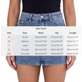 thumbnail image 3 of Nmnitkp Jean Skirt High Waisted Stretchy Denim Mini Skirt, Vintage Bodycon Jean Skirt with Frayed Back Pockets, for Casual Streetwear Daily & Night OutLight Blue,XL, 3 of 8