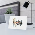 thumbnail image 6 of DistinctInk Greeting Card / Note Card - Treeing Walker Coonhound Graduation - PACK of 10, 6 of 7