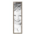 thumbnail image 2 of ArtToFrames 11" x 43" Champagne Pebble Metallic Picture Frame, 11x43 inch Silver Wood Poster Frame (WOM-5258),  Pack, 2 of 7