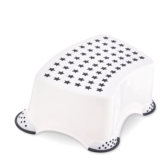 Parent's Choice One-Step Stool, Plastic, Grey (Walmart Exclusive)