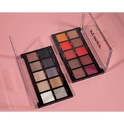 Profusion Cosmetics 10 Color Eyeshadow Palette, Rich Pigmented Multi Finish with Blendable Long-Lasting Formula, Vegan & Cruelty-Free, Smoky
