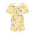 thumbnail image 4 of Fiudx Camisetas para Mujer Top Estampado con Cuello Redondo y Manga Corta Informal para Mujer a La Moda, 4 of 6