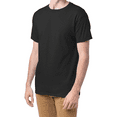 thumbnail image 5 of Hanes Men's Short Sleeve T-Shirt, Black Tee, Essential Crewneck Classic Fit Tee, 10 Pack, L, 5 of 5